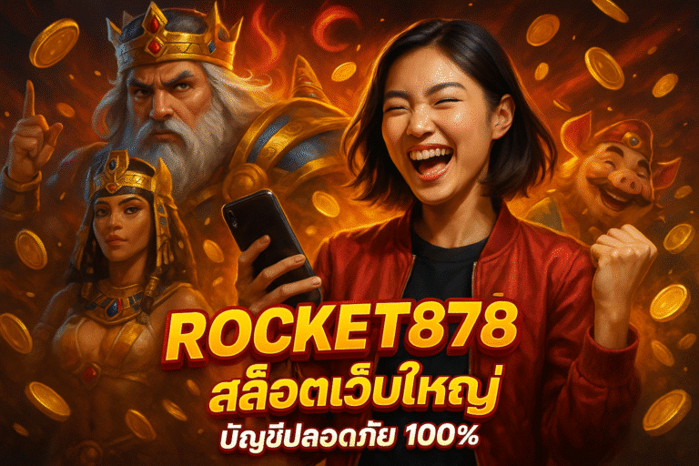 ROCKET878 สล็อตเว็บใหญ่ บัญชีปลอดภัย 100%