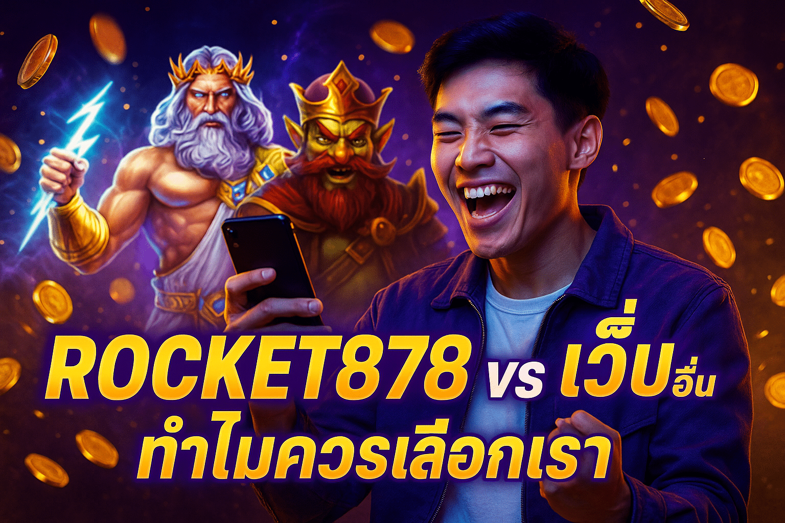 ROCKET878 vs เว็บอื่น ทำไมควรเลือกเรา