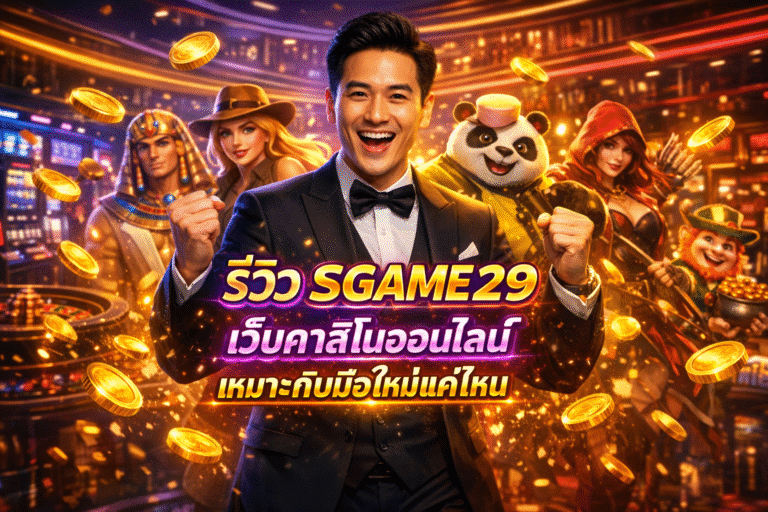 รีวิว SGAME29 เว็บคาสิโนออนไลน์ เหมาะกับมือใหม่แค่ไหน