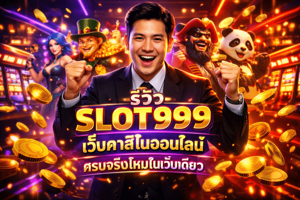 รีวิว SLOT999 เว็บคาสิโนออนไลน์ ครบจริงไหมในเว็บเดียว